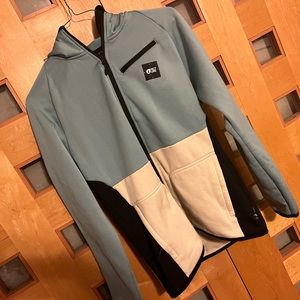 Picture French Recycled Polartec Fleece Hoodie/Track Jacket, L